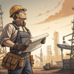вахтовик на нефтяном промысле