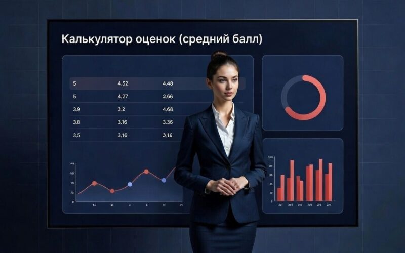 калькулятор среднего балла